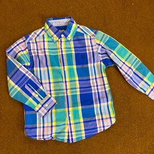 Boys size 5 Chaps Button Down Shirt